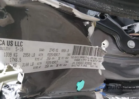 2018 Dodge Grand Caravan Gt z USA, uszkodzony, nr VIN 2C4RDGEG7JR299536